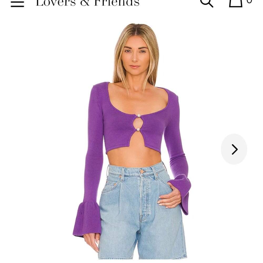 Lovers and Friends iker mini cardigan